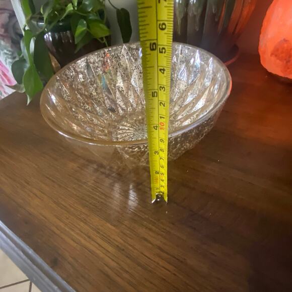 Vintage mercury style decorative silver bowl 8 inches - Picture 6 of 8